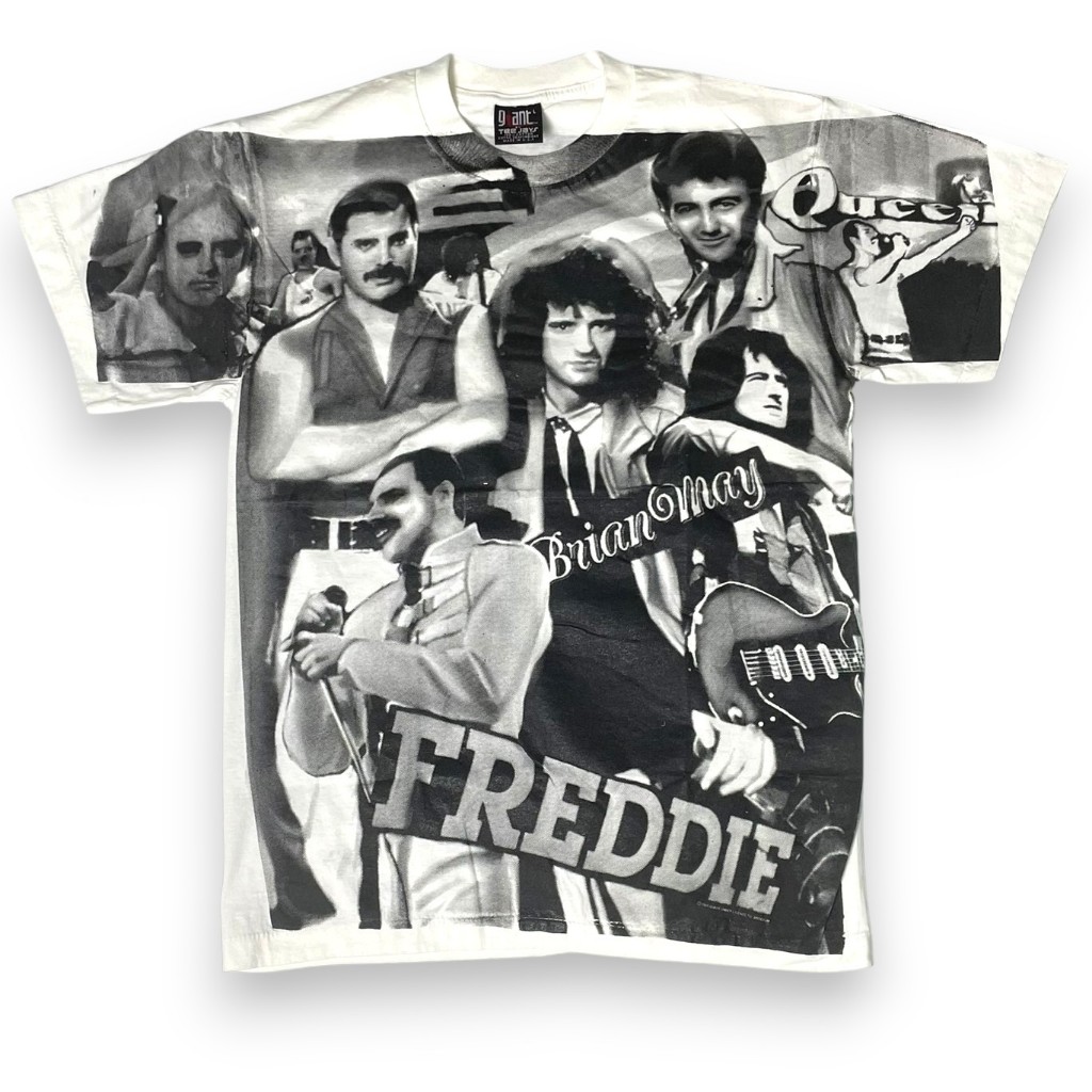 เสื้อวง Queen (OVP) สไตล์วินเทจ สกรีนทั้งตัว