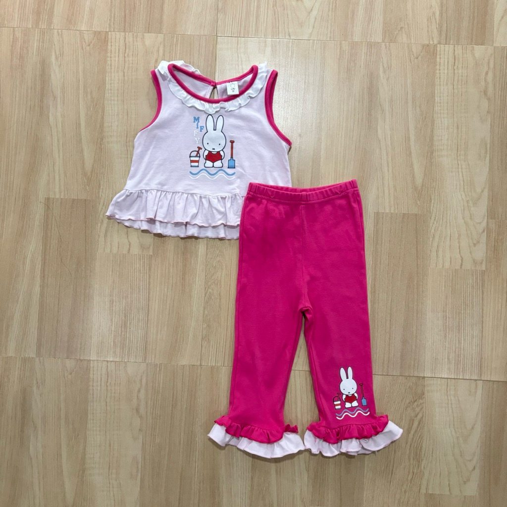 (Used) Fourp’s house - ชุดเซ็ต Miffy สีชมพู 🐰💗3y