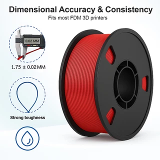 Filamax เส้นพลาสติก ABS Filament 3D Printer 1.75mm 1kg ไร้กลิ่น ปริ้นง่ายกว่า High Quality