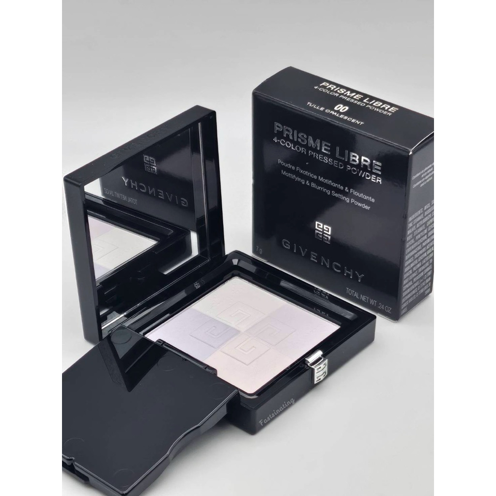 Given chy Prisme Libre 4-Color Pressed Powder 7 g สี : N00 - Tulle Opalescent ผลิต 09/24