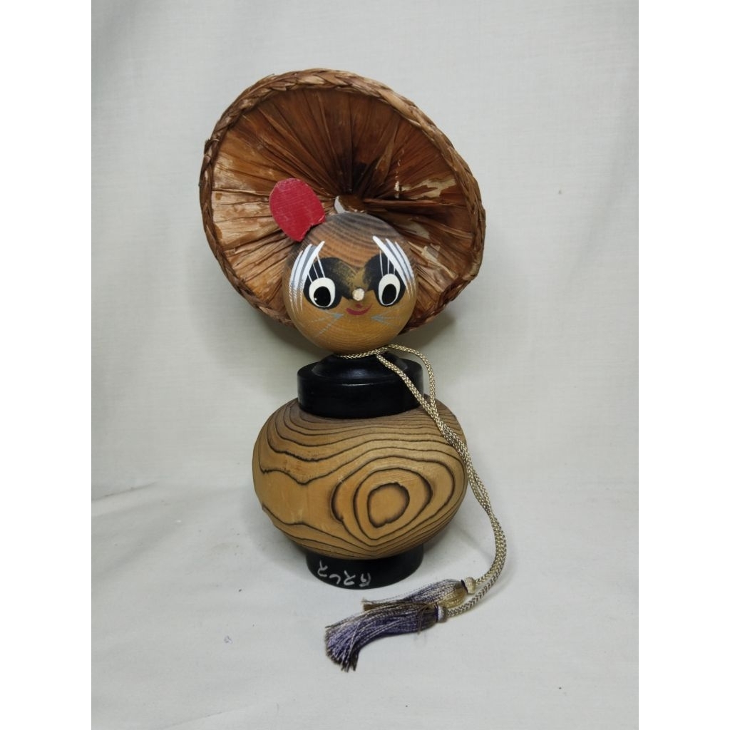 ทานูกิไม้ Japanese Vintage Tanuki Doll ตุ๊กตาไม้ ตุ๊กตาไม้ทานูกิ สัตว์มงคล