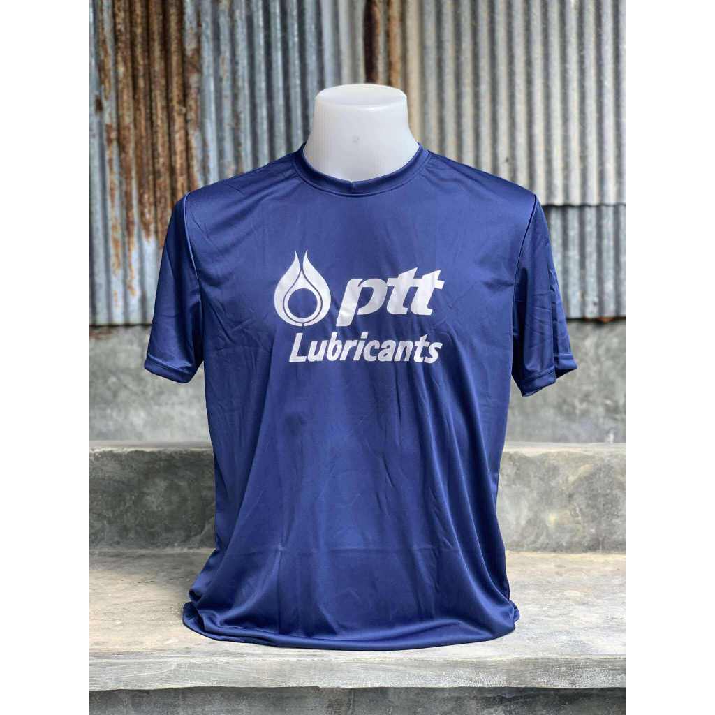 เสื้อ ptt  น้ำเงิน งานแท้