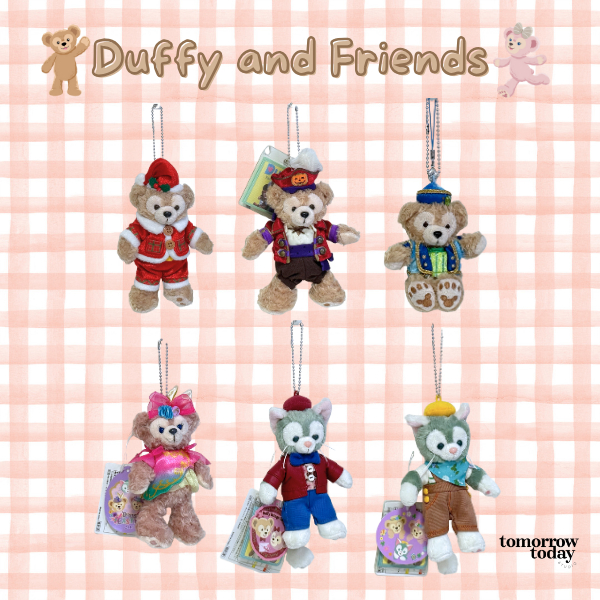 [พร้อมส่ง] พวงกุญแจ Disney Duffy and Friends นำเข้าจากญี่ปุ่น (มือสองของแท้ 100%)