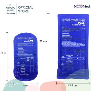 NanoMed นาโนเมด เจลประคบเย็น/ร้อน | เข้าเวฟได้ แช่ฟรีสไม่แข็งเป็นก้อน ลดปวดลดบวม