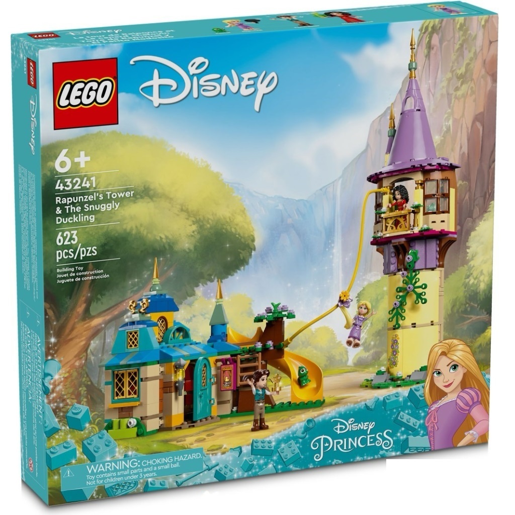 Lego Disney 43241 Rapunzel's Tower & The Snuggly Duckling ของแท้