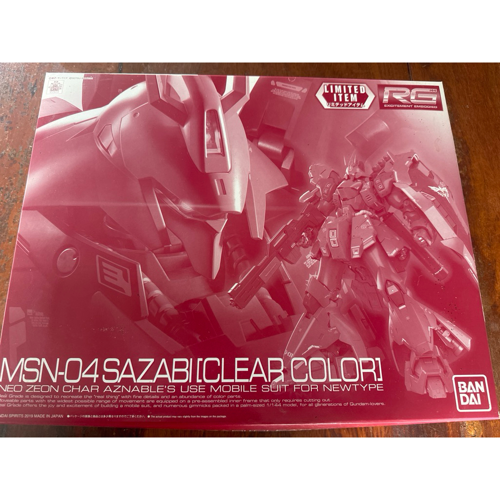 rg 1/144 sazabi v.clear
