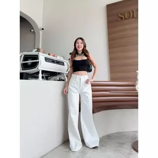 กางเกงยีนส์ ขากระบอกใหญ่ สีเฟด รุ่น Baggy Jeans