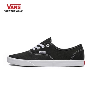 VANS AUTHENTIC LOWPRO - BLACK/WHITE รองเท้า รองเท้าผ้าใบ ผู้ชาย ผู้หญิง