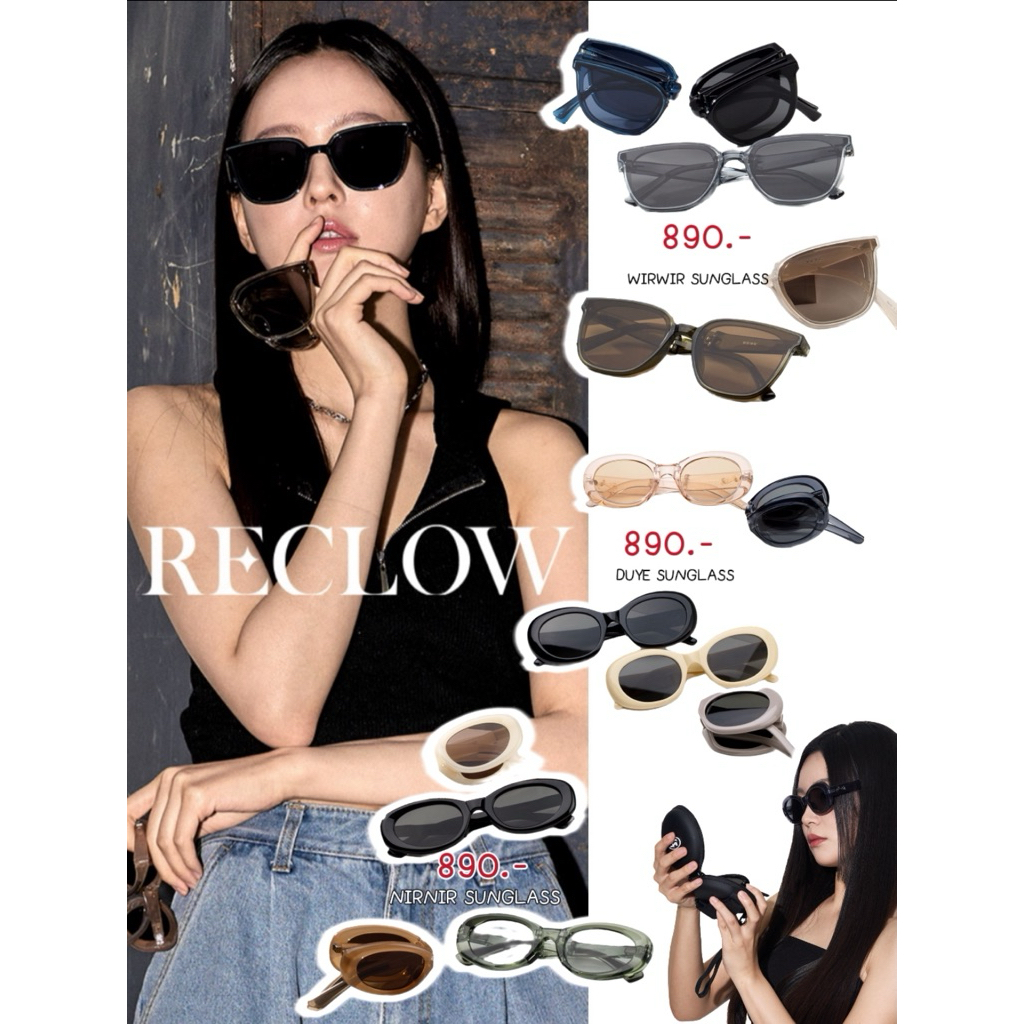 RECLOW NIRNIR SUNGLASS ของเกาหลี