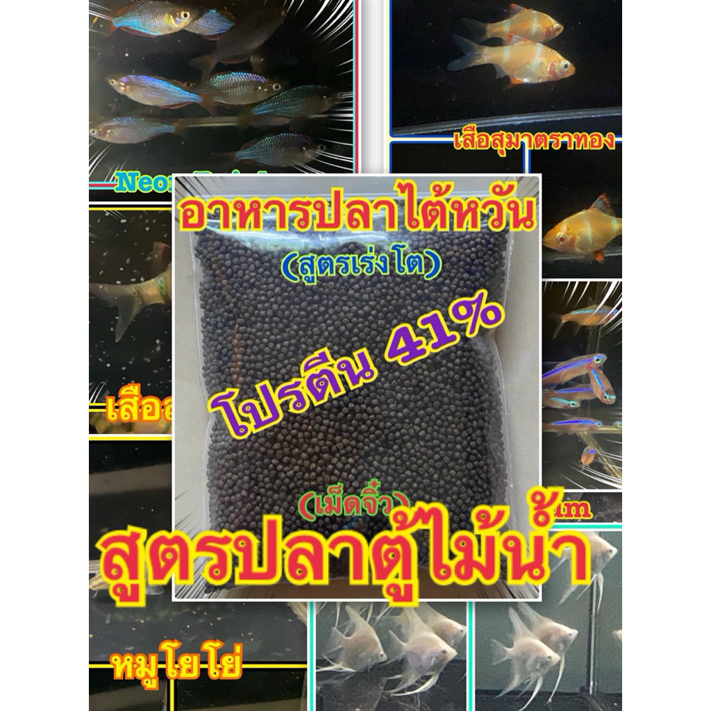 อาหารปลาไต้หวัน สูตรตู้ไม้น้ำ (ไม่มีคลิปขณะแกะพัสดุไม่รับเคลมทุกกรณี)