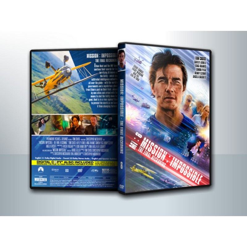 [ DVD Movie มีปก+สกรีนแผ่น ]Mission Impossible The Final Reckoning มิชชั่น อิมพอสซิเบิ้ล ปิดปฏิบัติการล่าพิกัดมรณะ (2025
