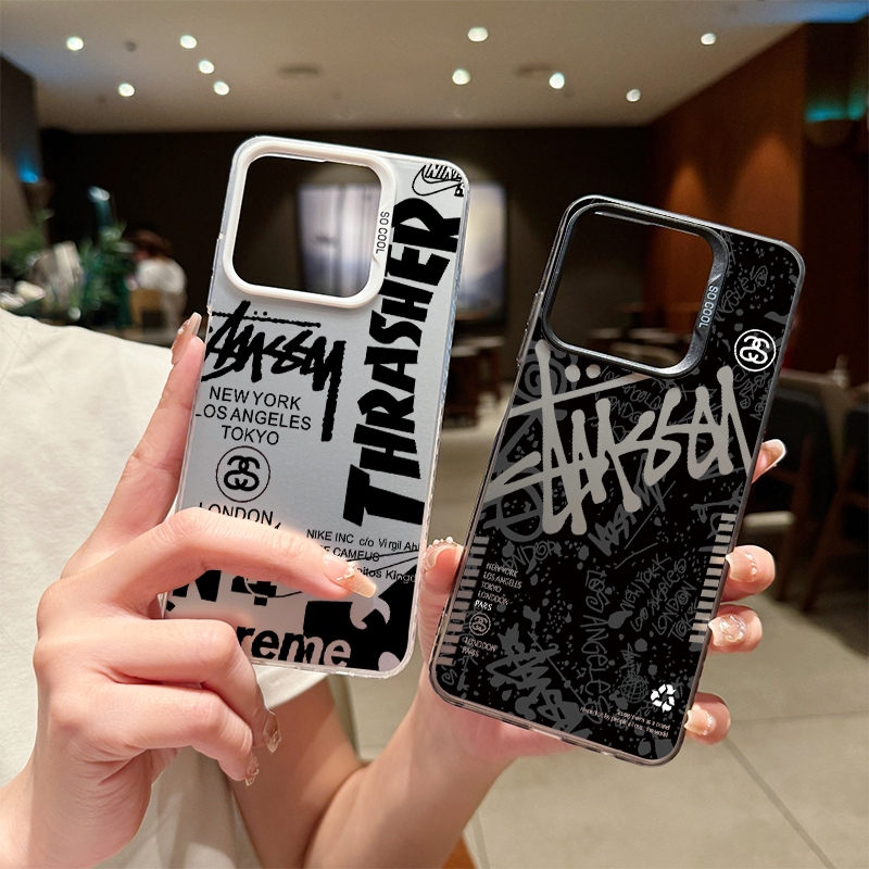 🔥ส่งจากไทย🔥Ins แบรนด์แฟชั่น เคส Samsung Galaxy A15 A54 A53 A52 A34 A50 A05 A05s A12 A13 A14 A23 A04 A03s A51 A21s A27cas - ภาพย่อย 5