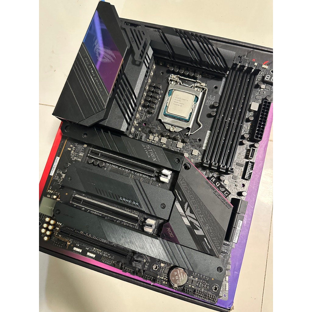 MAINBOARD (เมนบอร์ด) 1200 ASUS ROG STRIX Z590-E GAMING WIFI  พร้อมใช้งาน(มีของพร้อมจัดส่ง)