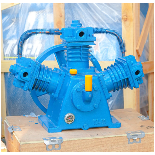 ฺBRAVO หัวสูบปั้มลม 3 สูบ หัวสูบ แบบ TA หัวสูบ TA 65 มิล 3 สูบ TA65*3 สินค้าพร้อมส่งมีการรับประกันกา