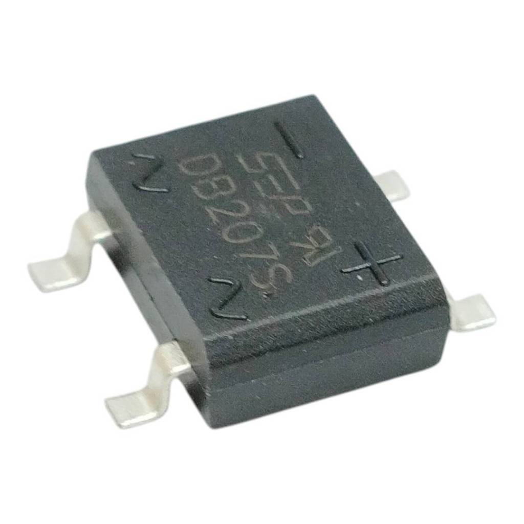 1ชิ้น DB207S SMD บริดจ์ไดโอด 2A 1000V bridge diode