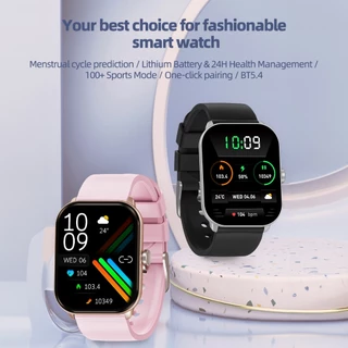 GOOJODOQ Fb045 สมาร์ทวอทช์ Ip68 Bluetooth Smartwatch เครื่องวัดสุขภาพ การจัดการฟิตเนส กันน้ำ