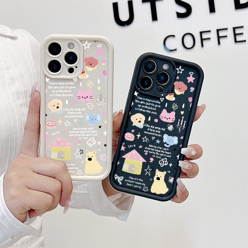 สัตว์น้อยน่ารัก เคส  Vivo Y17/Y12/Y15/Y11/Y12i Y17s/Y28 5G Y20/Y20i/Y20s Y11S/Y12S Y50/Y30/Y30i Y15s/Y15A เคสวีโว่