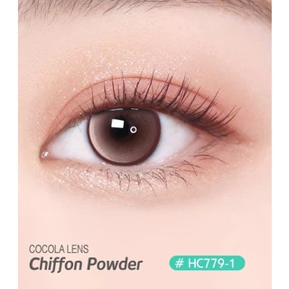 【Buy 5 Get 1 Free】คอนแทคเลนส์ Chiffon Powd / Brown / Red (Shining big eyes)🌷 6เดือน ใส่สวยทุกโอกาส,HC799-1