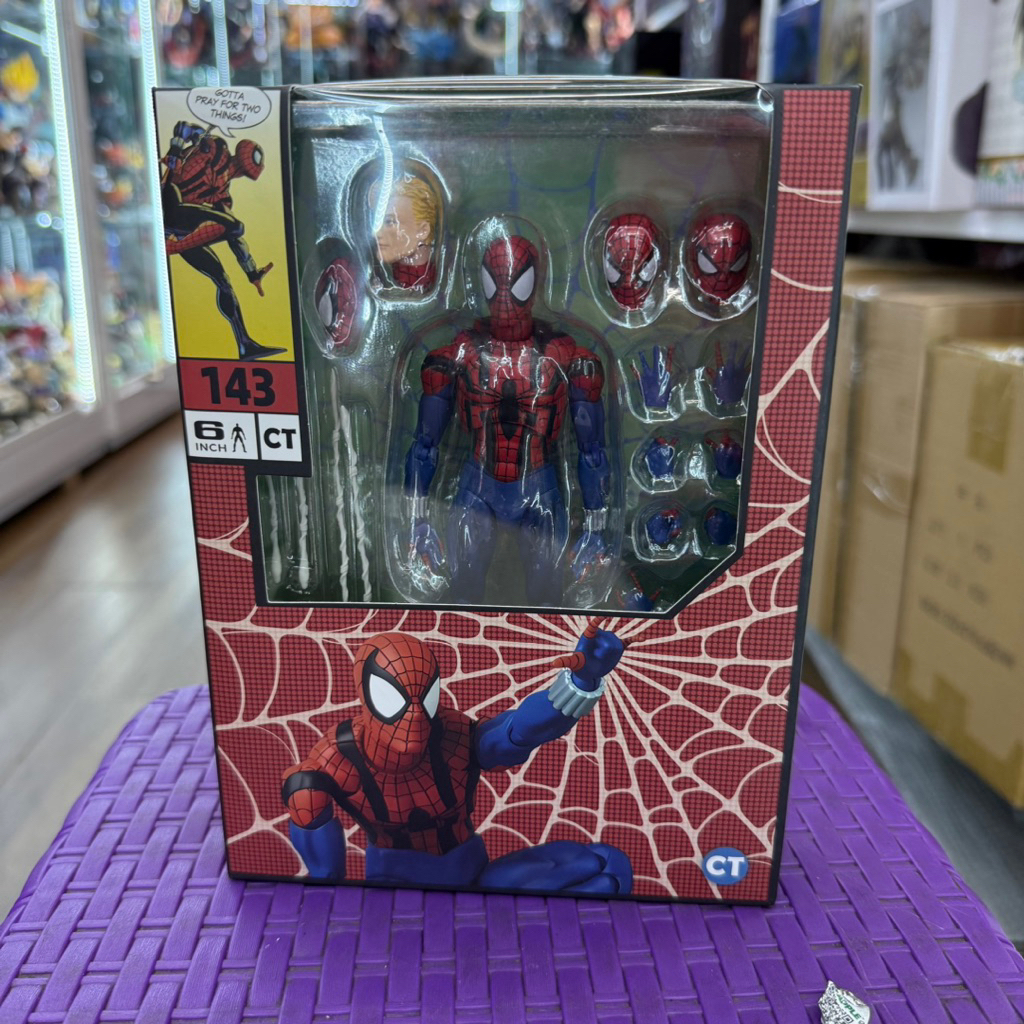 🔥พร้อมส่งจากไทย🔥Model Spiderman (143) CT TOYS สูง 14-15เซ็น