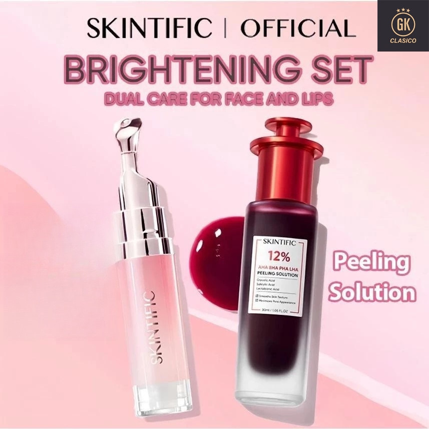 SKINTIFIC AHA BHA PHA LHA Peeling Solution serum essence เซรั่มเพื่อการ โทนอัพ ที่มีส่วนผสมของ AHA B
