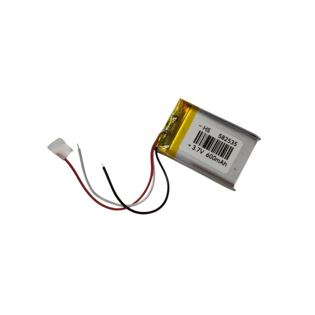 Battery Li-Polymer เบอร์ 582535 3.7V 600mAh  (2004)