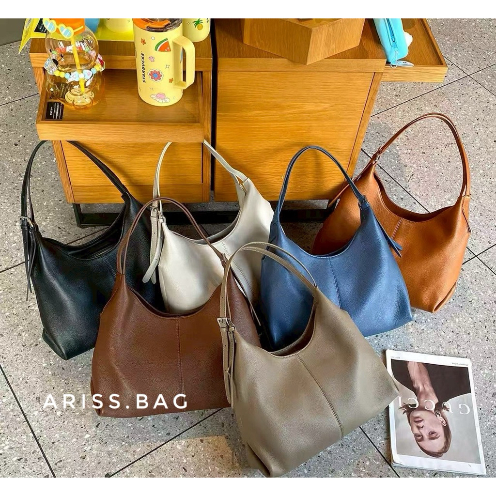 กระเป๋าสะพายข้างหนังแท้ เกรดพรีเมียม Ariss.bag