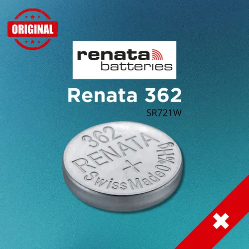 𝗚𝗤 𝘄𝗮𝘁𝗰𝗵 x 𝗥𝗘𝗡𝗔𝗧𝗔 362 / SR721SW ถ่านรีนาต้าจากสวิส ถ่านนาฬิกา 0% mecury Watches Battery 1.55V