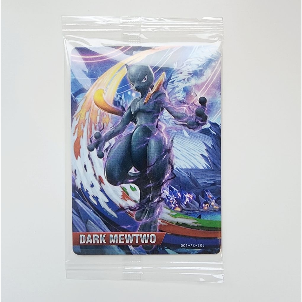 POKEMON CARD ลิขสิทธิ์แท้ ภาษาญี่ปุ่น :Dark Mewtwo amiibo (Sealed)