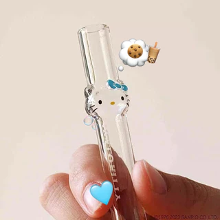 (พรีนะคะ👀) HEYHOMI—หลอดใส หลอดชานมไข่มุก (หลอดแก้ว หนา และทนมากกก) ตรีม: Kitty/Miffy/Straw สายคอนเท้นต์ต้องมีนะคะ