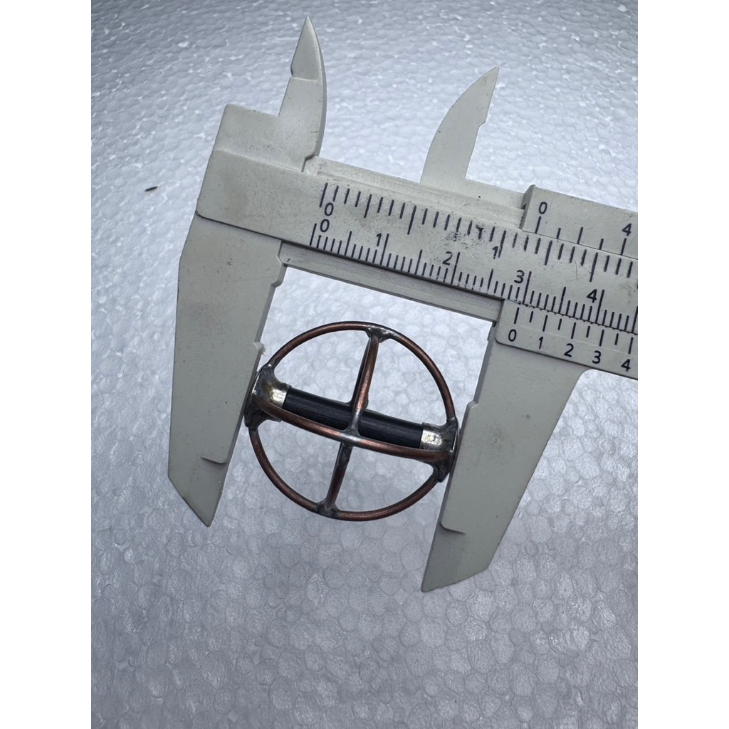 ตะกร้อวิ่งลวดทองแดง 3cm. งาน(Handmade) ชุดละ 2 ลูก - รูปที่ 2