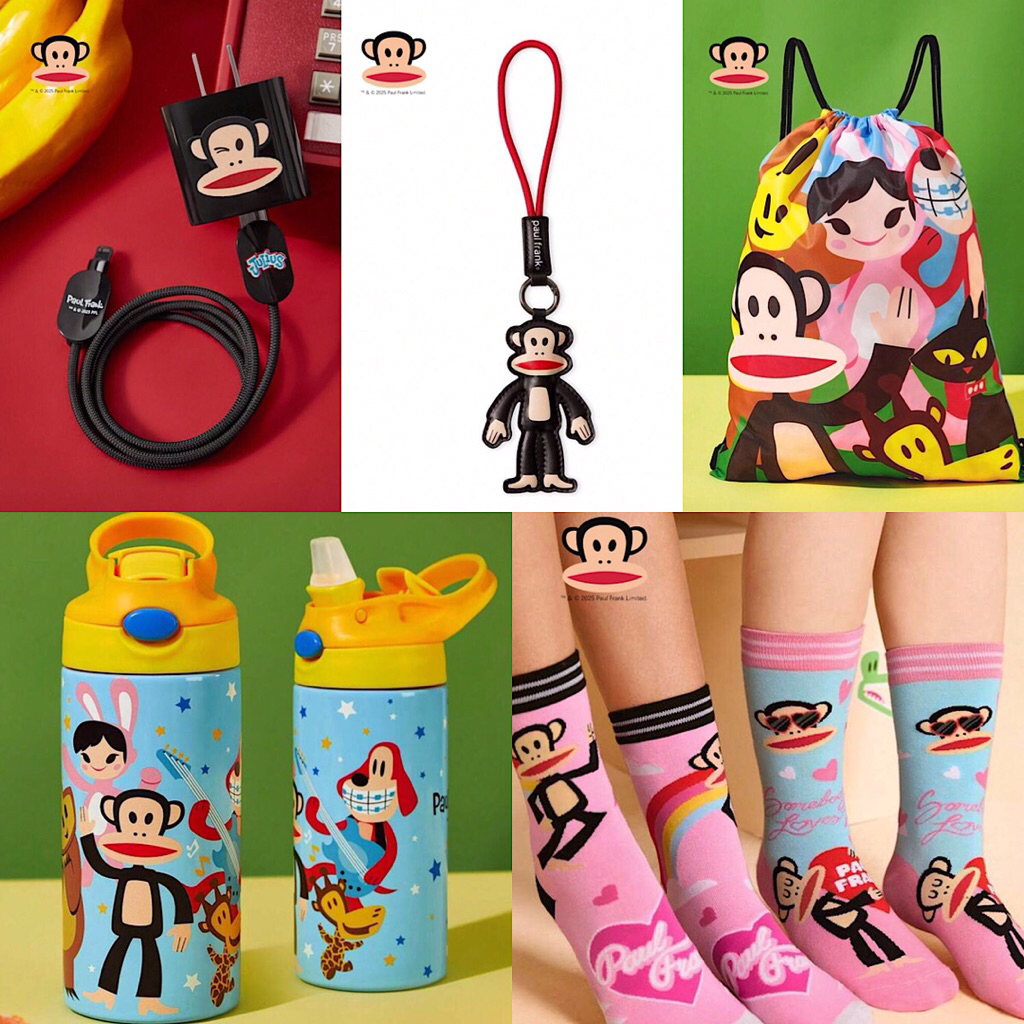 [พร้อมส่ง🇹🇭] กระเป๋า/ถุงเท้า/กระติกน้ำ Paul Frank©️100% Official licensed products