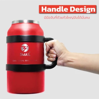 SMAIL ขวดน้ำเก็บความเย็น ขนาดใหญ่ 1900ml สแตนเลสฟู้ดเกรด 304/316 เก็บเย็น เก็บร้อน พกพาง่าย ฝาเปิดสะดวก แก้วเก็บอุณหภูมิ