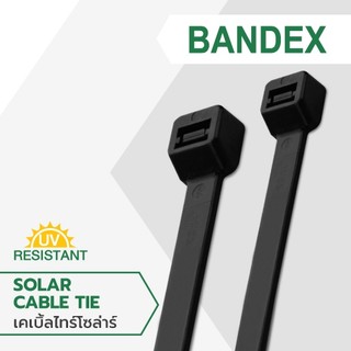 Bandex เคเบิ้ลไทร์ สำหรับงานโซลาร์เซลล์ Solar Cable Tie ขนาด 10 นิ้ว, 11 7/8 นิ้ว, 14 1/2 นิ้ว, 14 9/16 นิ้ว