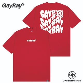 เสื้อโอเวอร์ไซส์ Cotton 100% GayRay Ripple เสื้อยืดโอเวอร์ไซส์ Oversize เสื้อยืดผู้ชาย ผู้หญิง สตรีทแฟชั่น
