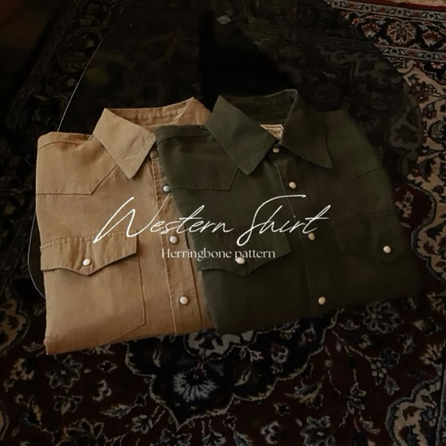 BOMBAY WESTERN SHIRT เสื้อเชิ้ต western 17 กระดุมรอบตัว
