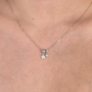TROPHIES.CO - Twinkle Garden necklace ‘TROPHIES.CO'S SIGNATURE’ (gold/silver/rosegold) สร้อยคอดาว สร้อยคอจี้ดาว