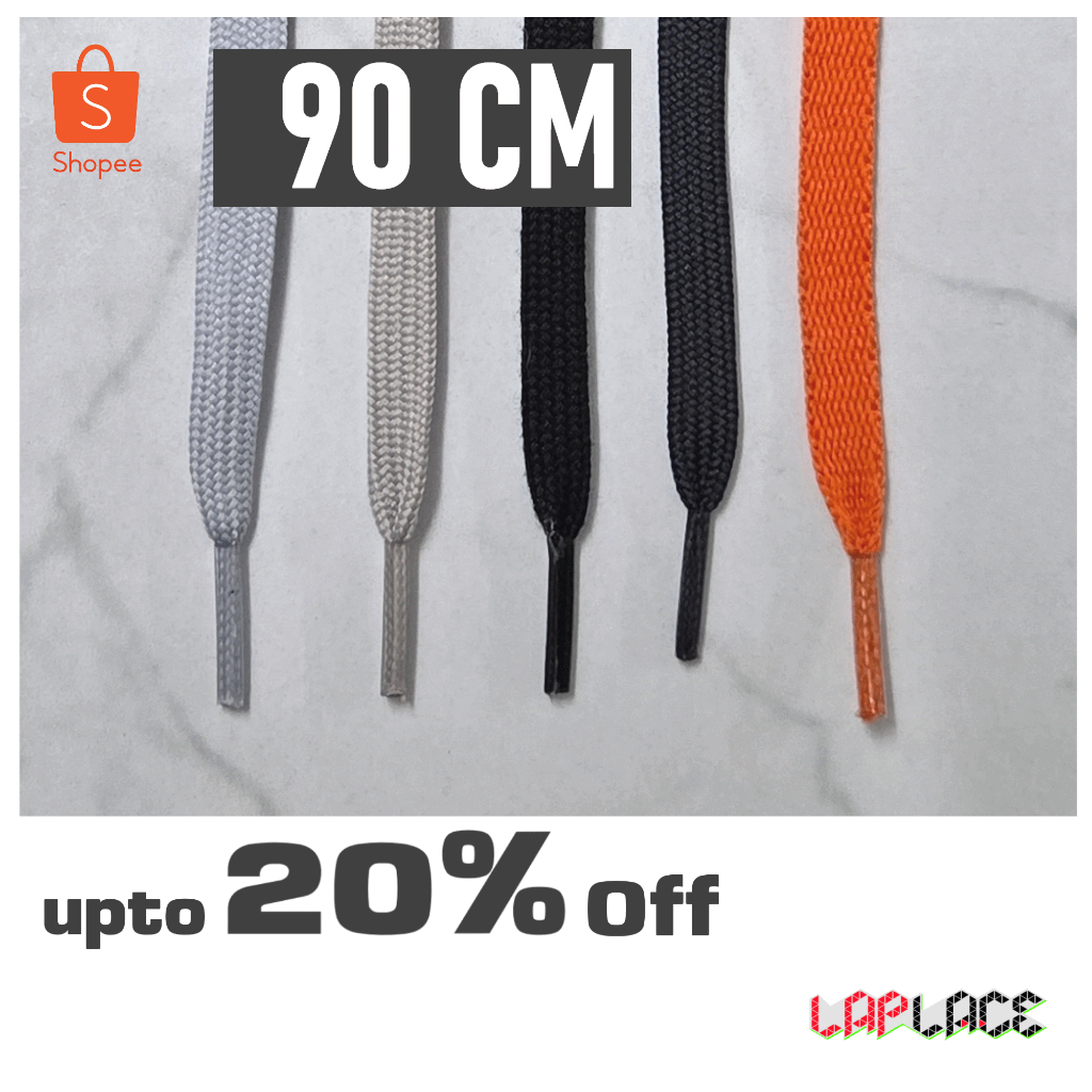 เชือกผูกรองเท้า 90 ซม ▼LapLace▼