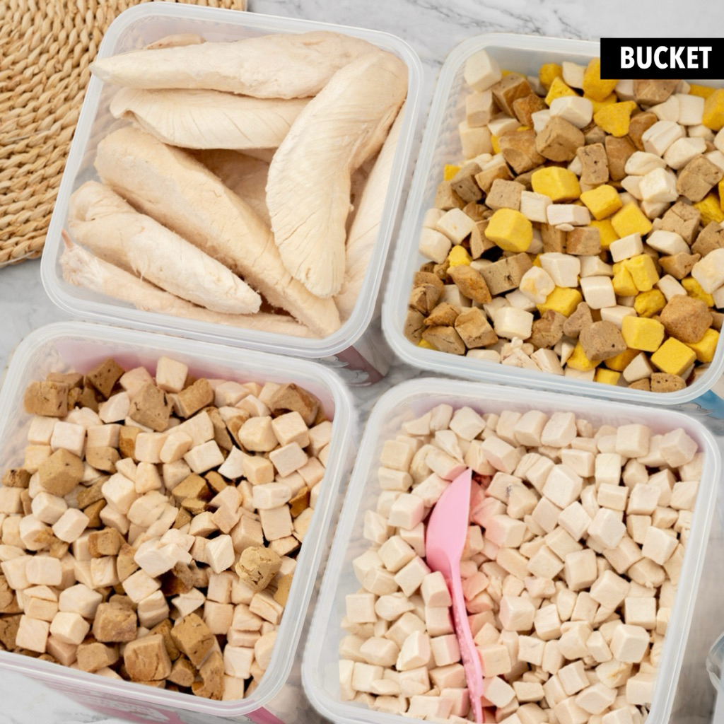 ขนมแมว ขนมหมา ฟรีซดราย | ขนมสัตว์เลี้ยงโปรตีนสูง เกรดพรีเมียม | Bucket 🐾 - รูปที่ 5