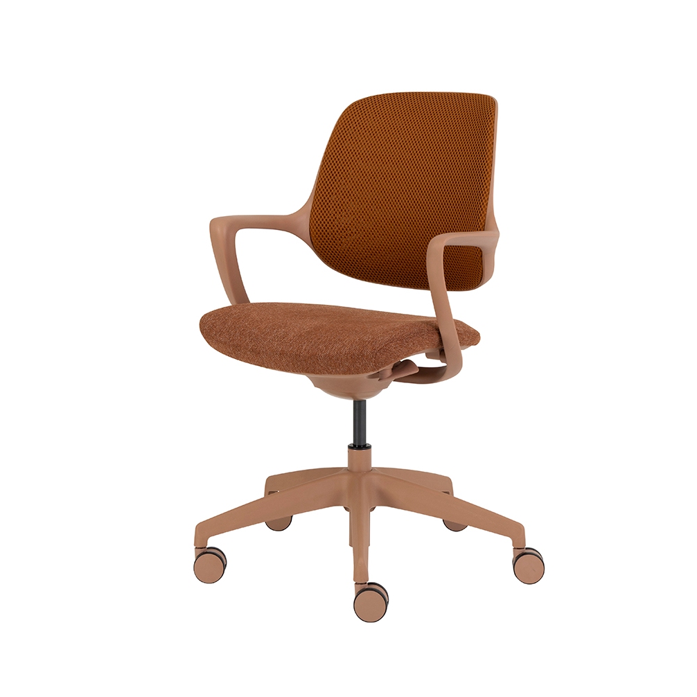 Modernform เก้าอี้สำนักงาน รุ่น NIRO แขน FIXED มีล้อ ขาไนลอน เบาะผ้า พนักพิงตาข่าย