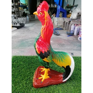 ไก่แก้บนสูง36,39ซม.1ตัวสีสวยงามวางศาลพระภูมิได้
