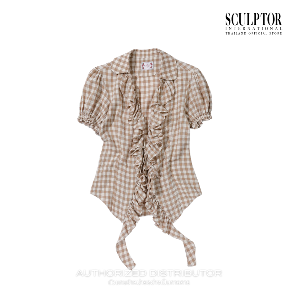 SCULPTOR® เสื้อ Cottage Open Blouse — صورة 5