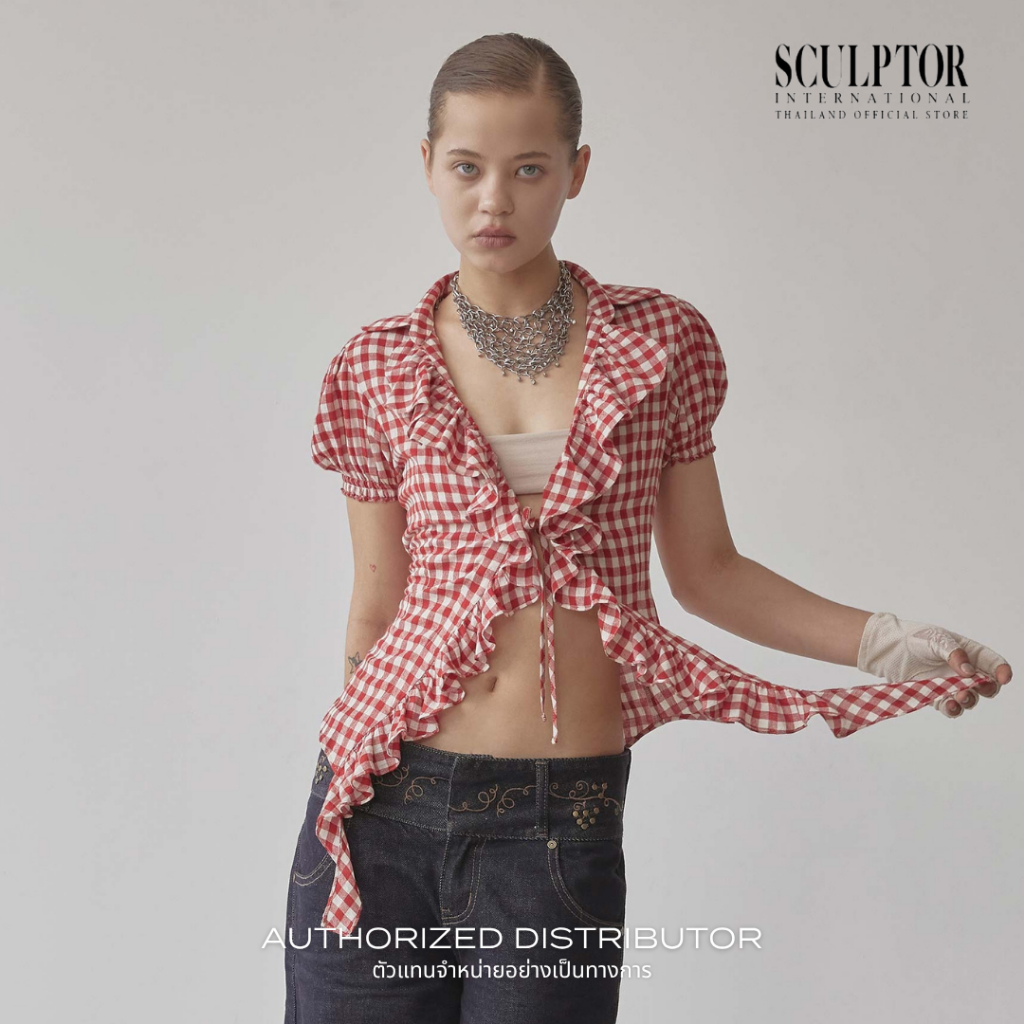 SCULPTOR® เสื้อ Cottage Open Blouse