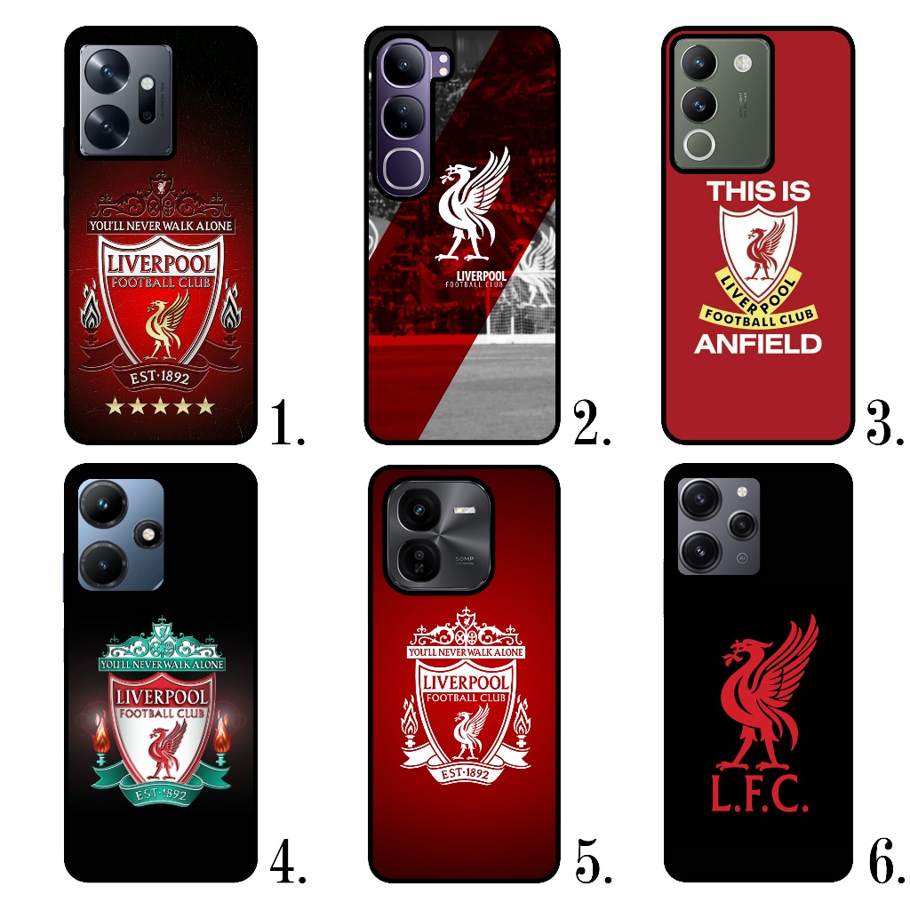 พร้อมส่ง เคสลาย Liverpool มีเคสทุกรุ่น เคลือบเงา กันน้ำ