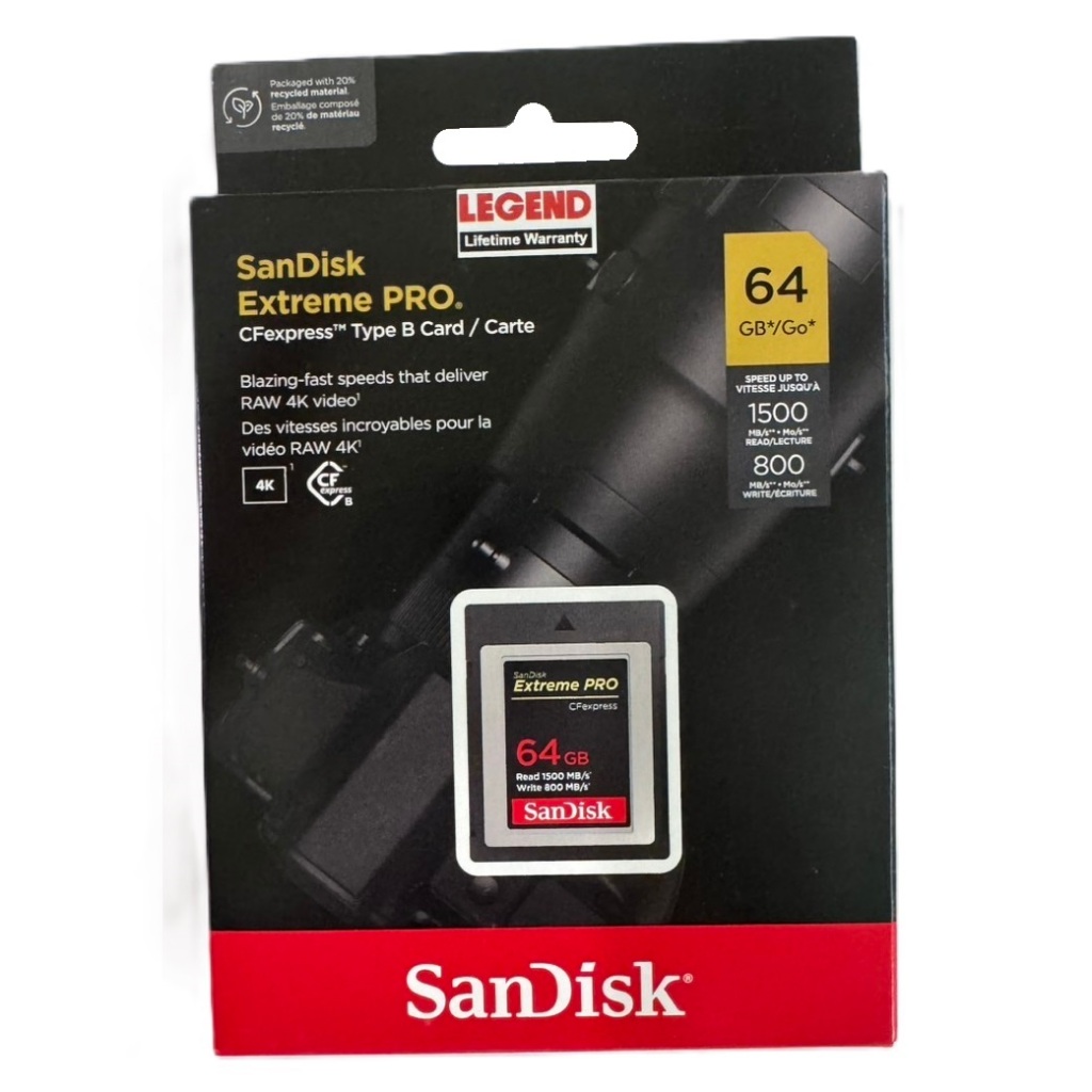 SanDisk 64GB CFexpress - Type B (2025)