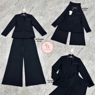 BT 04-1159 เซท 2 ชิ้น เสื้อสูทแขนยาวแต่งคอ แมทซ์กับกางเกงขาย…