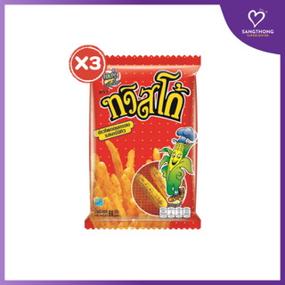 [แพ็ก3] ทวิสโก้ ข้าวโพดอบกรอบรสบาร์บีคิว 68 กรัม