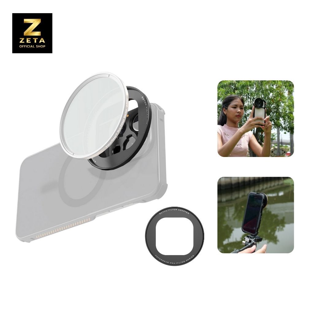 Fotorgear Magnetic Filter Adapter M-Series อะแดปเตอร์ ฟิลเตอร์มือถือ แม่เหล็ก ขนาด 58 67mm ส่งด่วน
