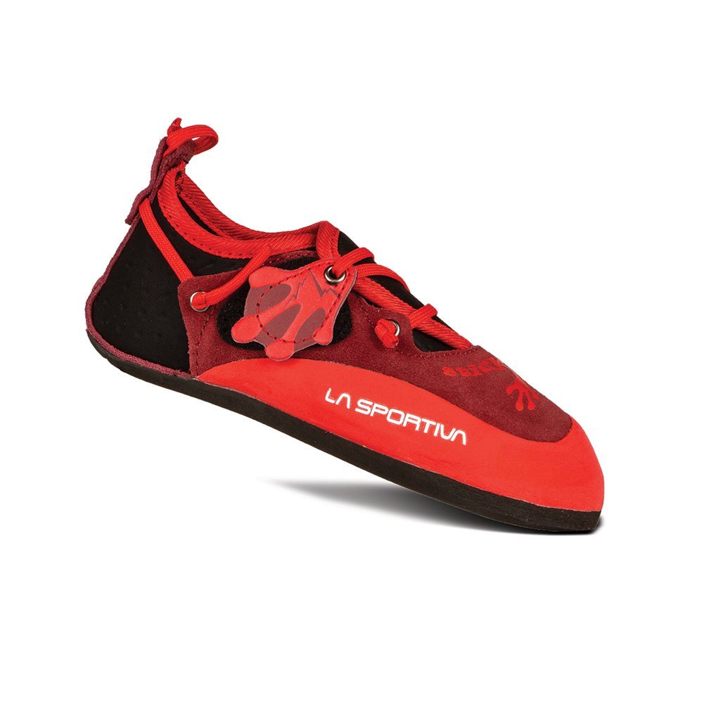 LA SPORTIVA  STICKIT CHILI/POPPY 34/35 EURO - รองเท้าปีนผาเด็ก