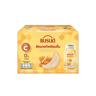 แบรนด์รังนกแท้พร้อมดื่มผสมวิตามินซี กลิ่นโกลเด้นฮันนี่ 150 มล. แพค 6