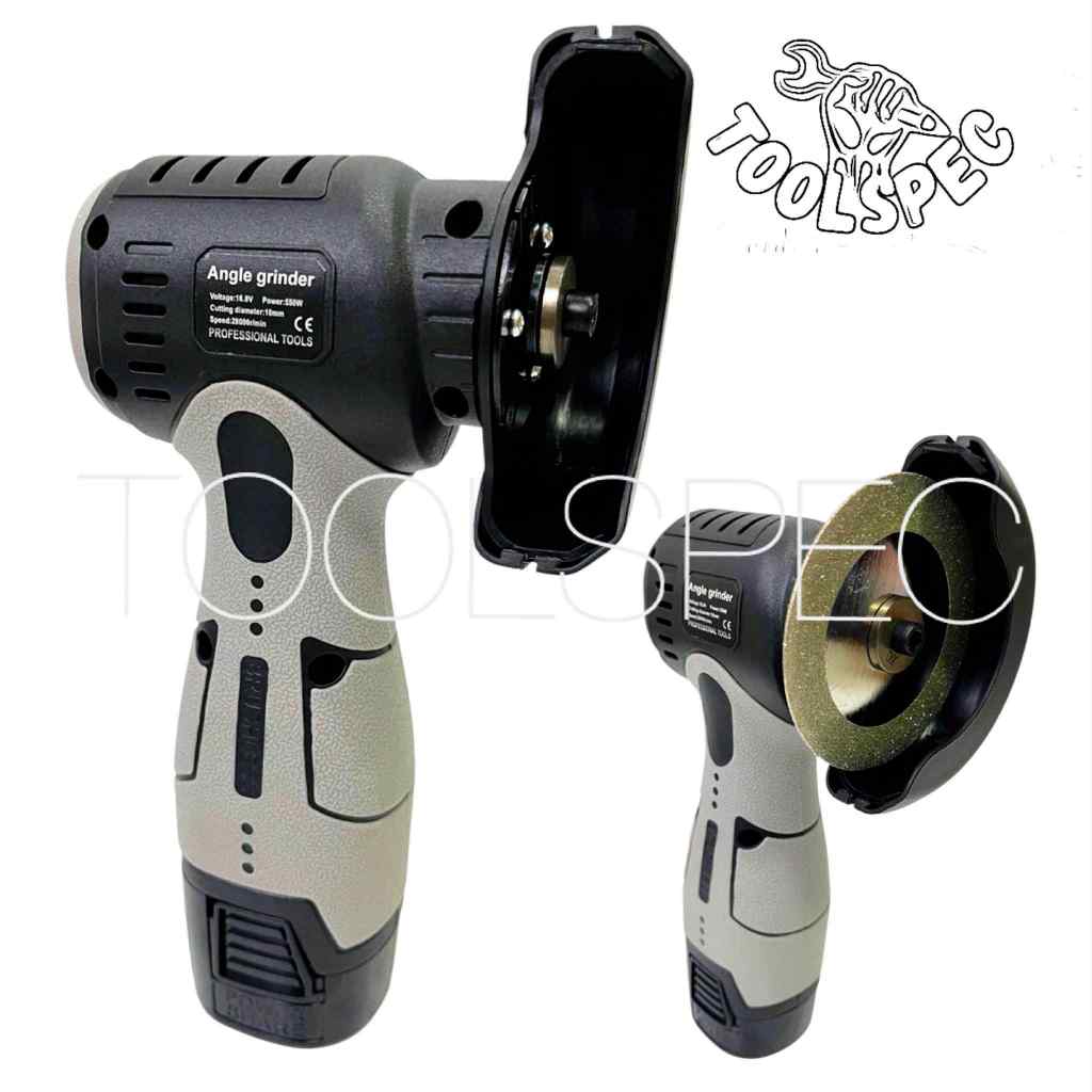 (SERIE 18) THAKITEC เครื่องเจียร์มินิไร้สาย 3 นิ้ว บัลเลส แบต 48V 28000 รอบ ตัดกระเบื้อง ไม้ อัพเกรดมอเตอร์ สีเทาดำ - รูปที่ 3